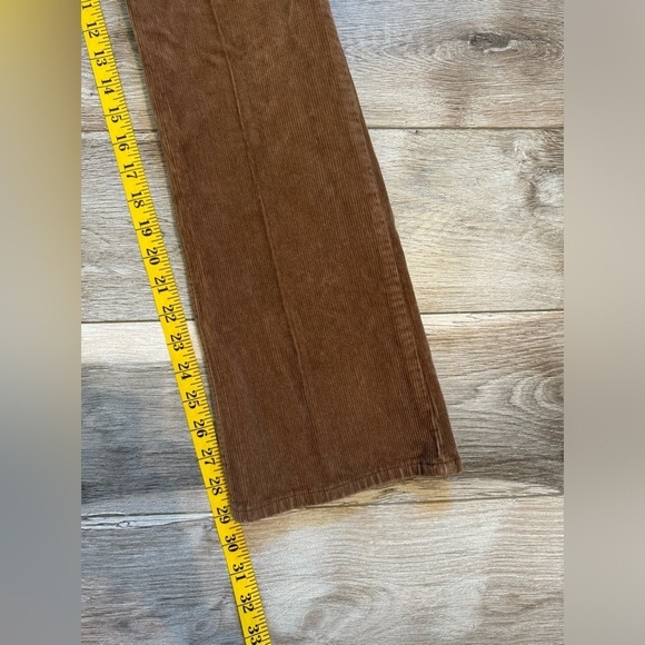 John Galt~ Womens Brown Five Pockets Button Corduroy Straight Leg Jeans Size S - Picture 8 of 8